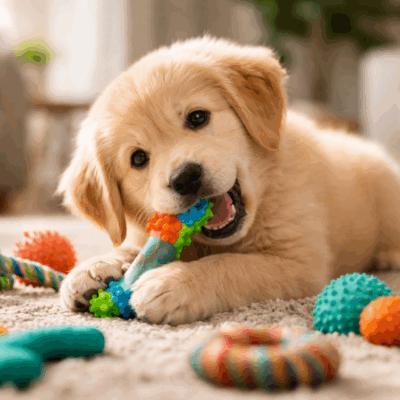 היתרונות החשובים של צעצועי נשיכה לגורים